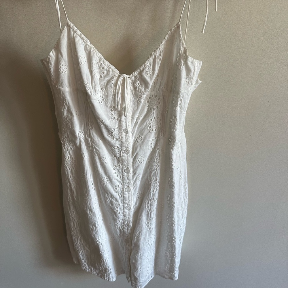 Sabo Skirt White Eyelet Dress